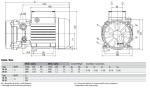 Габарит вакуумного насоса vi18